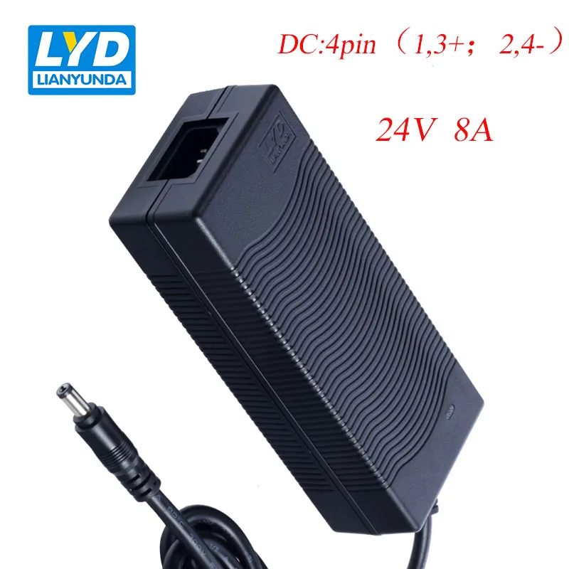 24V/8A Supply LED Power Adapter For Electrical Equipment Switching Adapter Black Switching For LED Strip IT Equipment
24V/8A Supply LED Power Adapter For Electrical Equipment Switching Adapter Black Switching For LED Strip IT Equipment