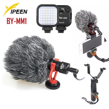 BOYA BY-MM1 Compact On-Camera Video Microphone Youtube Vlogging Recording Mic for iPhone xiaomi phone Nikon Canon DSLR Camer
BOYA BY-MM1 Compact On-Camera Video Microphone Youtube Vlogging Recording Mic for iPhone xiaomi phone Nikon Canon DSLR Camer