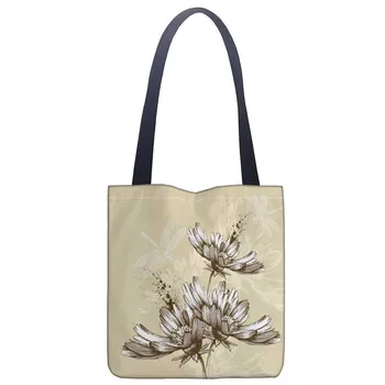 Custom Vintage flower printing shoulder bag canvas tote bag shopping travel book handbag custom logo
Custom Vintage flower printing shoulder bag canvas tote bag shopping travel book handbag custom logo