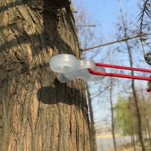 5 pçs acessórios de acampamento caminhadas pegs parafuso spike gancho corda fivela viagem pino à terra equipamentos ao ar livre visão noturna tenda prego(China)