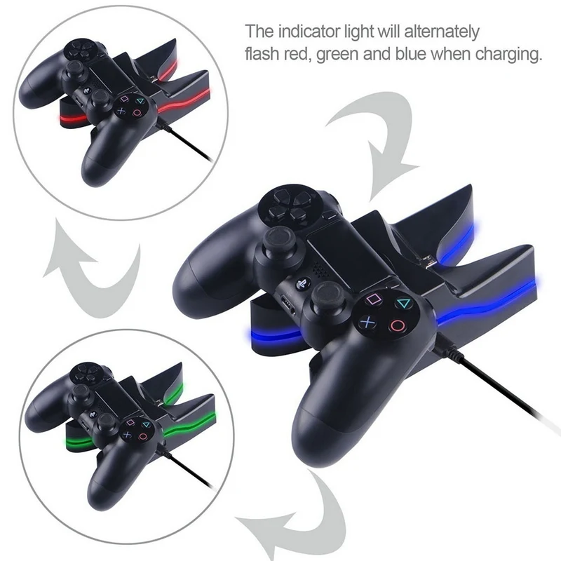 New Unique UFO Design LED Dual Charging Docks Stand for PlayStation 4 PS4 Controller Charger Accessoriess
New Unique UFO Design LED Dual Charging Docks Stand for PlayStation 4 PS4 Controller Charger Accessoriess