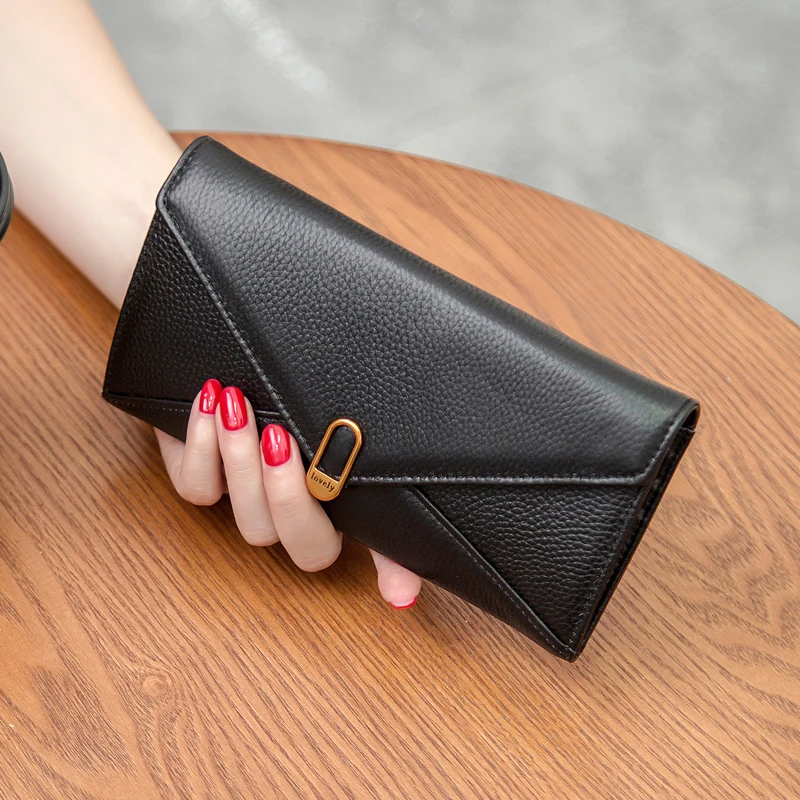 New envelope wallet female long wallet 2019 leather simple large capacity multi-card wallet phone bag
New envelope wallet female long wallet 2019 leather simple large capacity multi-card wallet phone bag