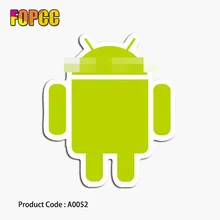 아이들을위한 안드로이드 로고 스티커 diy 낙서 수하물 노트북 스케이트 보드 오토바이 전화 방수 pvc 데칼 자동차 스티커(China)