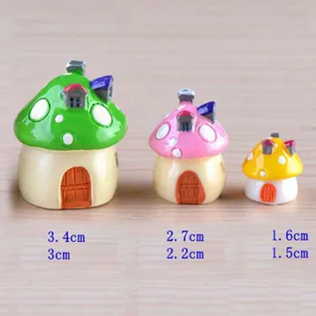 3 Size Fairy Garden Craft Decoration Miniature Micro Gnome Terrarium Gift Mediterranean house mushroom Castle DIY Resin
3 Size Fairy Garden Craft Decoration Miniature Micro Gnome Terrarium Gift Mediterranean house mushroom Castle DIY Resin