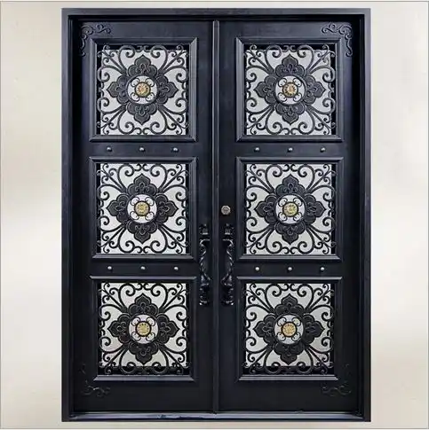 Hench 100 Steels Metal Iron Cheap Front Doors Wrought Iron