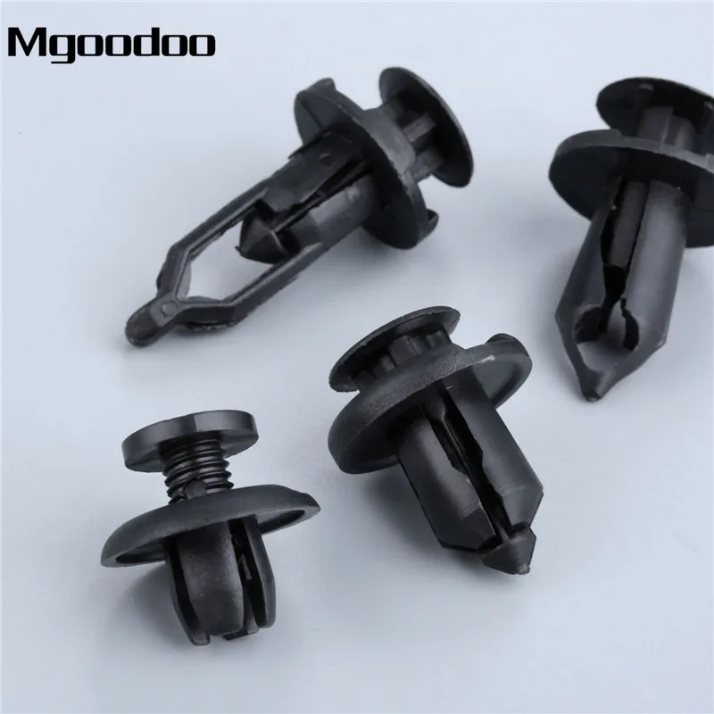 40PCS Plastic Rivets Clips Fasteners B17 B28 B02 C14 EACH 10PCS//Set Push Type