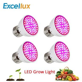 Plant Growth LED Grow Light E27 85-265V 60LEDs Full Spectrum LED Bulbs Indoor Plant Lamp For Flowers Hydroponic System 2PCS/4PCS
Plant Growth LED Grow Light E27 85-265V 60LEDs Full Spectrum LED Bulbs Indoor Plant Lamp For Flowers Hydroponic System 2PCS/4PCS