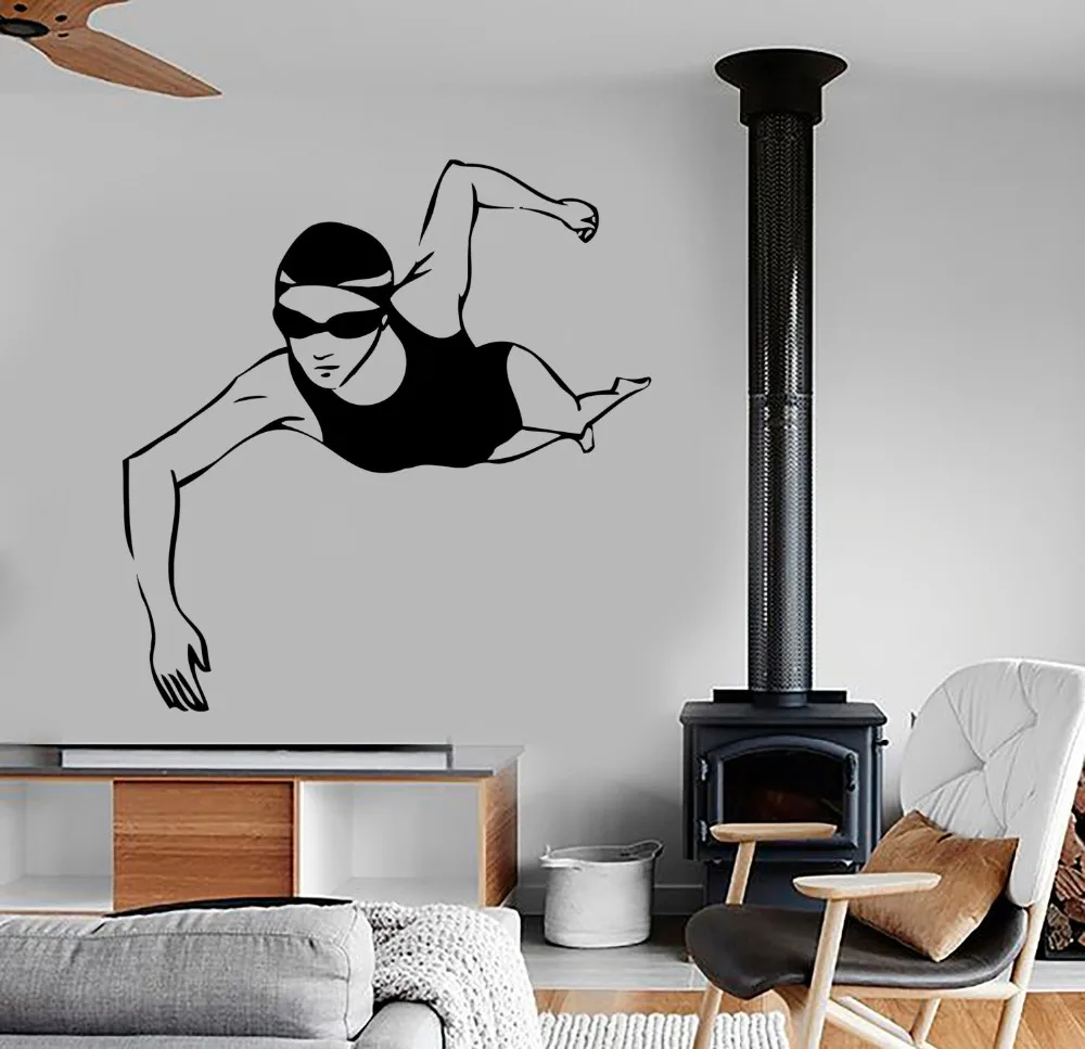 Swimming Girls Wall Decal Sports Gym Vinyl Fitness Olympic Routine Sport Swimming Pool Design Wall Sticker Home Self DecorSYY384
Swimming Girls Wall Decal Sports Gym Vinyl Fitness Olympic Routine Sport Swimming Pool Design Wall Sticker Home Self DecorSYY384