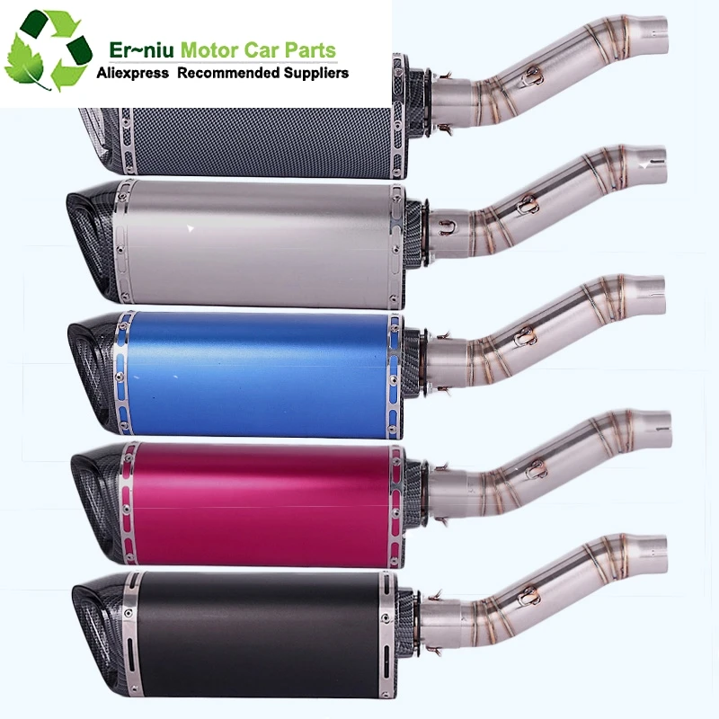 CBR300R Motorcycle Exhaust CONTACT middle link pipe + muffler slip on for HONDA CBR300 CBR300RR
CBR300R Motorcycle Exhaust CONTACT middle link pipe + muffler slip on for HONDA CBR300 CBR300RR