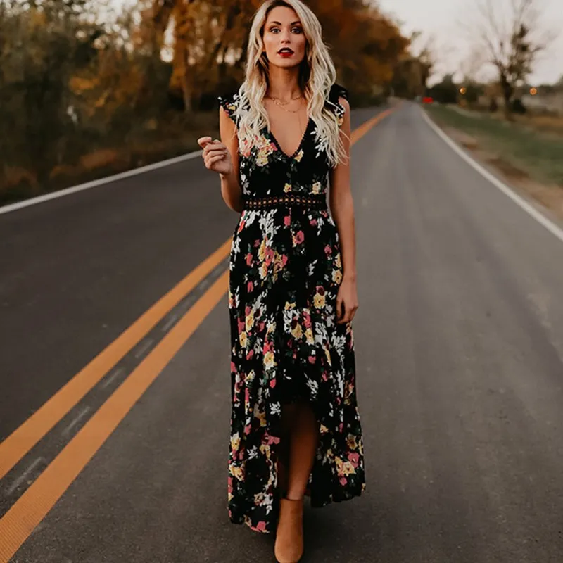 Oufisun 2019 Summer Sexy Hollow Out Backless Women Dress Elegant Print Slim Lace Maxi Dress Boho Long Party Dresses Vestidos
Oufisun 2019 Summer Sexy Hollow Out Backless Women Dress Elegant Print Slim Lace Maxi Dress Boho Long Party Dresses Vestidos