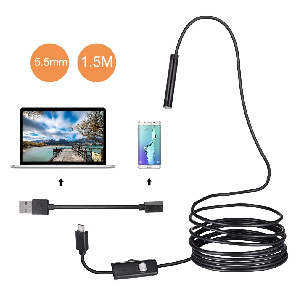 1.5/2/3.5/5m OTG Android Endoscope Inspection USB Borescope LED Tube Mini Camera Scope Car Endoscope For Smartphone
1.5/2/3.5/5m OTG Android Endoscope Inspection USB Borescope LED Tube Mini Camera Scope Car Endoscope For Smartphone