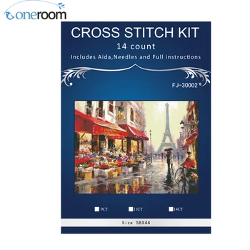 eedlework unprinted Cross stitch Embroidery April in Paris pattern Counted White canvas Cross-Stitching hand
eedlework unprinted Cross stitch Embroidery April in Paris pattern Counted White canvas Cross-Stitching hand