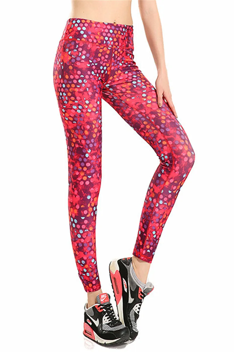 Women Pink Spots Exercise Leggings Quick Drying Ankle Length Energy Pants Trousers Ropa Mujer
Women Pink Spots Exercise Leggings Quick Drying Ankle Length Energy Pants Trousers Ropa Mujer