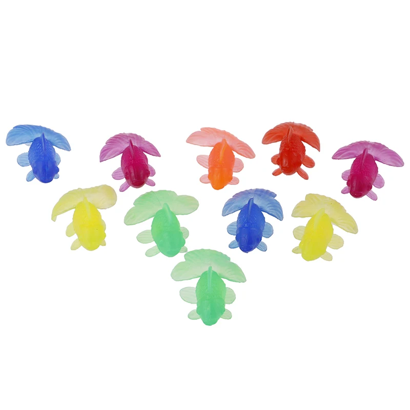 10Pcs/Lot Soft Plastic Simulation Rubber Gold Fish Fishing Toys Small Goldfish Kids Baby Water Toys Wholesale
10Pcs/Lot Soft Plastic Simulation Rubber Gold Fish Fishing Toys Small Goldfish Kids Baby Water Toys Wholesale
