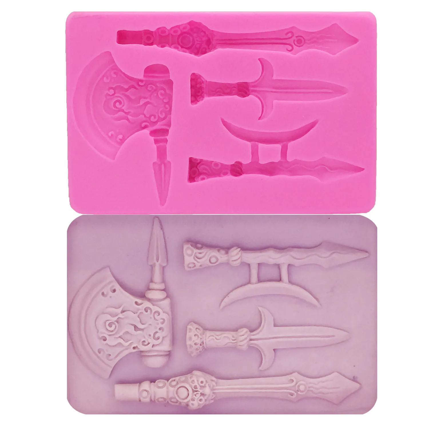 M0524 DIY Sword Ax Knife Cake mold Silicone Baking Tools Kitchen Accessories Decorations For Cakes Fondant Mold
M0524 DIY Sword Ax Knife Cake mold Silicone Baking Tools Kitchen Accessories Decorations For Cakes Fondant Mold
