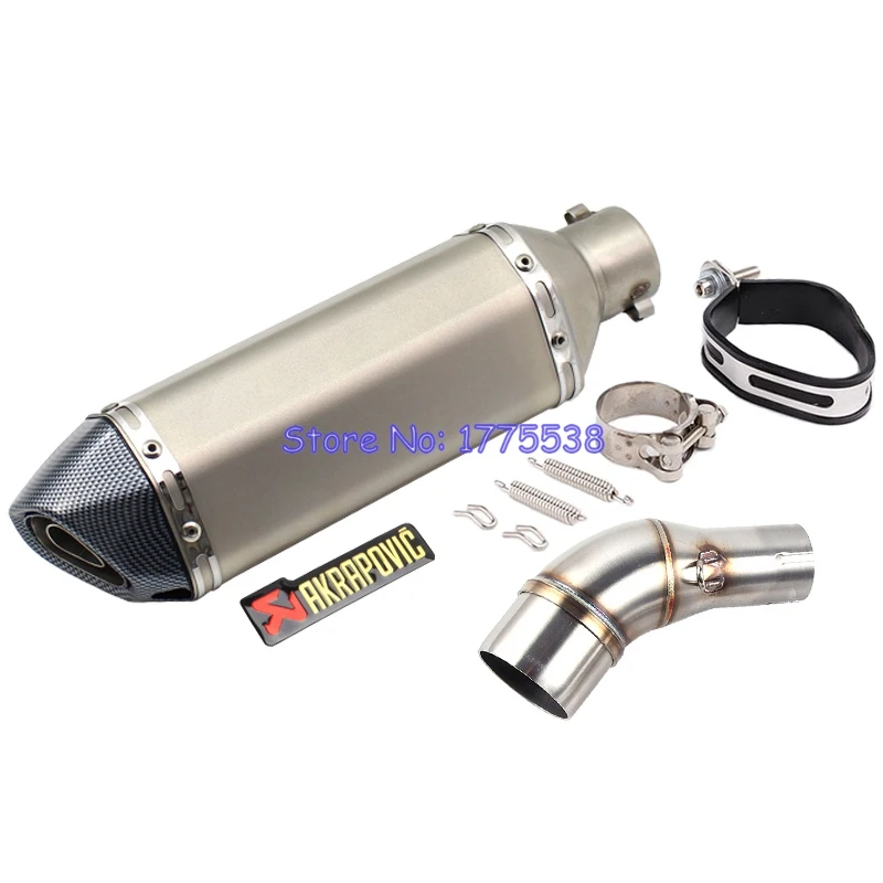 Motorcycle Akrapovic Exhaust Muffler Escape Mid Link Pipe Tube System for Yamaha MT03 YZF R3 R25 R30 2015-2016 Motorbike Exhaust
Motorcycle Akrapovic Exhaust Muffler Escape Mid Link Pipe Tube System for Yamaha MT03 YZF R3 R25 R30 2015-2016 Motorbike Exhaust
