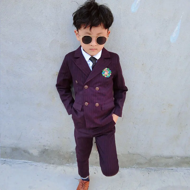 Children's Suit 2008 Winter New Stripe Embroidery Dress Boy's Baby's Suit 2 Pieces Piano Performance Suit
Children's Suit 2008 Winter New Stripe Embroidery Dress Boy's Baby's Suit 2 Pieces Piano Performance Suit