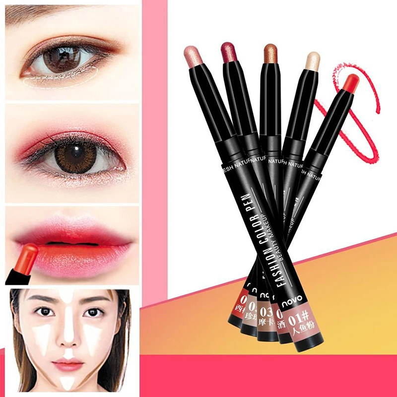 12 Color Multifunctional makeup pen High-light repair capacity pearl Eyeshadow stick Sexy Long Lasting Lipstick pen maquiagem
12 Color Multifunctional makeup pen High-light repair capacity pearl Eyeshadow stick Sexy Long Lasting Lipstick pen maquiagem