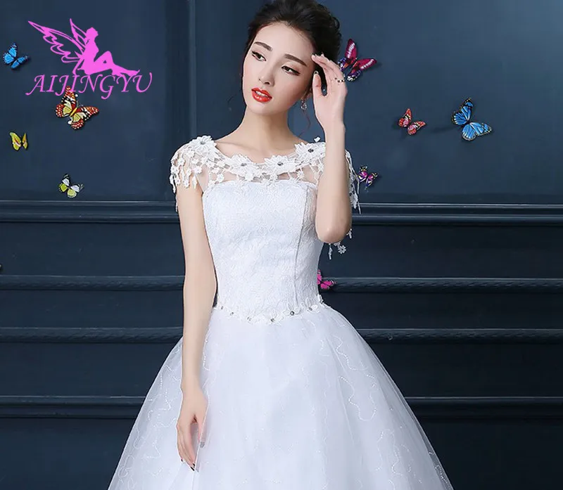 AIJINGYU 2018 sexy free shipping new hot selling cheap ball gown lace up back formal bride dresses wedding dress FU128
AIJINGYU 2018 sexy free shipping new hot selling cheap ball gown lace up back formal bride dresses wedding dress FU128