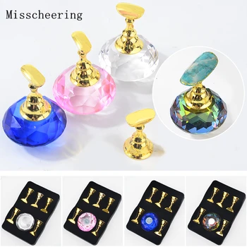New 1set False Nails Magnetic Display Stand Acrylic Crystal Base Nail Art Design Practice Training and Salon DIY Manicure Tools
New 1set False Nails Magnetic Display Stand Acrylic Crystal Base Nail Art Design Practice Training and Salon DIY Manicure Tools