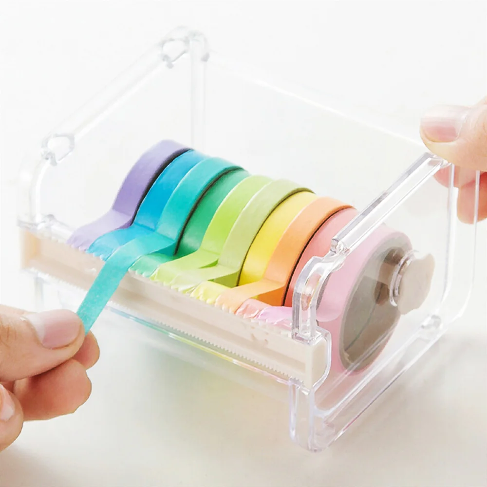 Transparent Desktop Tape Machine-Tape Cutting Machine Tape Storage Cutter Hobby Craft Tools Accessory Modeling Tool
Transparent Desktop Tape Machine-Tape Cutting Machine Tape Storage Cutter Hobby Craft Tools Accessory Modeling Tool