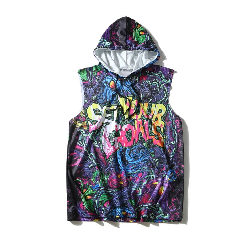 Hoodie Streetwear Sleeveless Shirt Men Hip Hop Bodybuilding Tank Top Fitness Summer Tee Shirt Homme Mens Clothing
Hoodie Streetwear Sleeveless Shirt Men Hip Hop Bodybuilding Tank Top Fitness Summer Tee Shirt Homme Mens Clothing