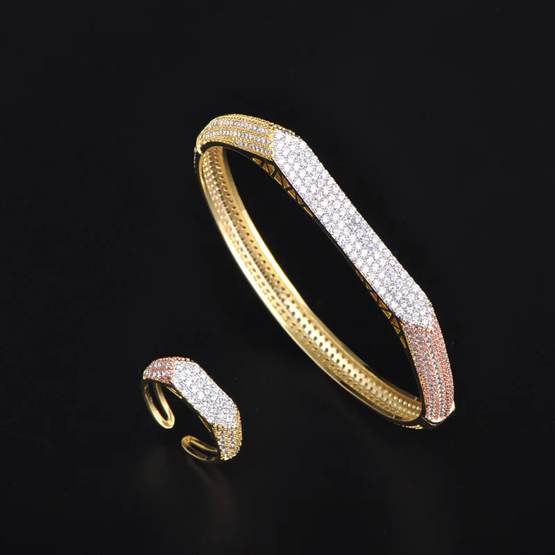 Dazz Exquisite Nigerian Jewelry Set 3 Color Square Zircon Copper For Women Bride Banquet Wedding Beautiful Best Decoration Gifts
Dazz Exquisite Nigerian Jewelry Set 3 Color Square Zircon Copper For Women Bride Banquet Wedding Beautiful Best Decoration Gifts