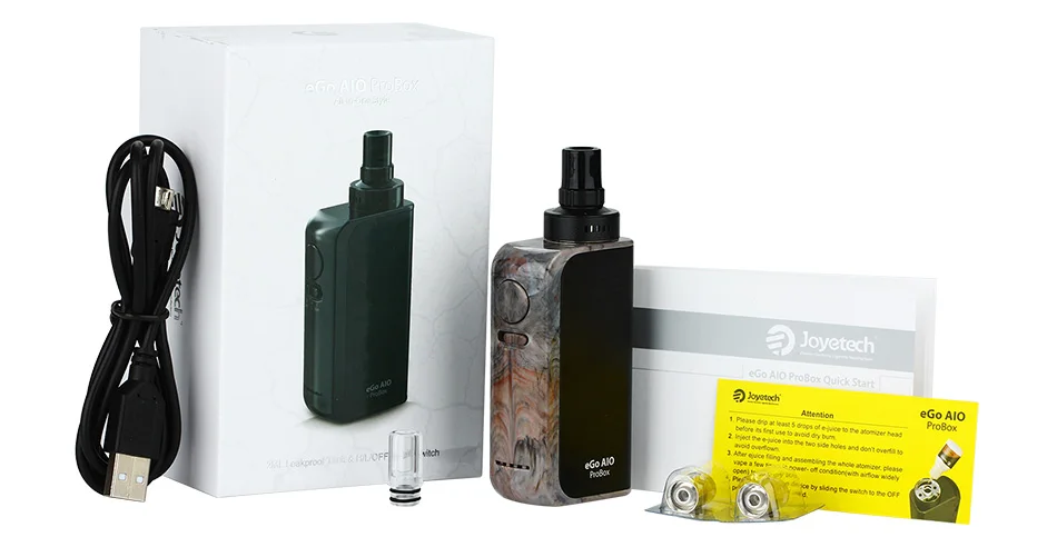100% Original Joyetech eGo AIO ProBox Kit 2100mAh & Joyetech eGo AIO Box Start Kit 2100mAh 2ml Capacity E-cigarette Vaping kit
