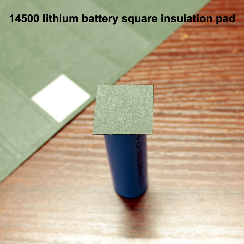 100pcs/lot Lithium Battery Pack Square Insulation Pad 14500 Solid Piece Meson Package Barley Paper Gasket
100pcs/lot Lithium Battery Pack Square Insulation Pad 14500 Solid Piece Meson Package Barley Paper Gasket