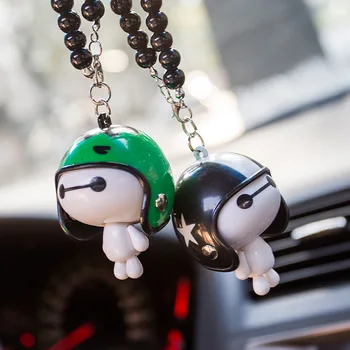 Car Pendant Cute Helmet Cartoon Baymax Robot Doll Ornaments Automobiles Accessories Rearview Mirror Hanging Decoration Gifts
Car Pendant Cute Helmet Cartoon Baymax Robot Doll Ornaments Automobiles Accessories Rearview Mirror Hanging Decoration Gifts