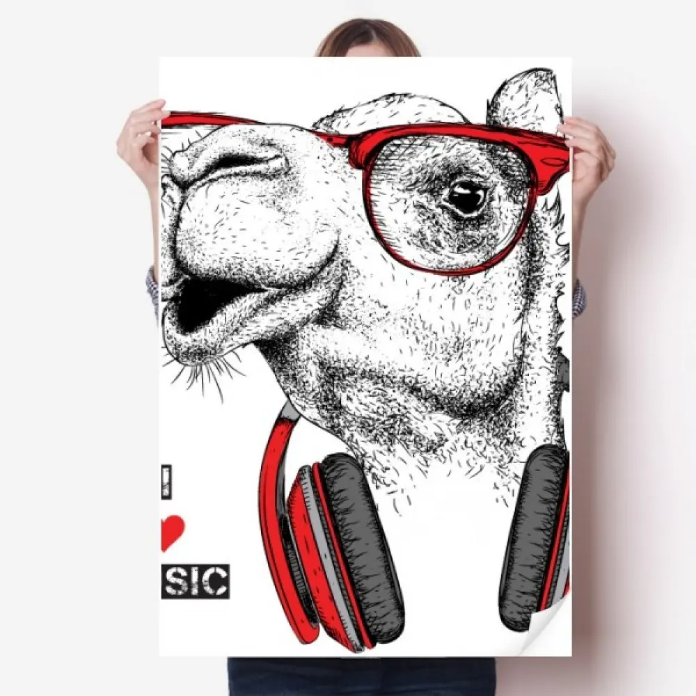 DIYthinker Camel Headset Rock Music Painting Vinyl Wall Sticker Poster Mural Wallpaper Room Decal 80X55cm
DIYthinker Camel Headset Rock Music Painting Vinyl Wall Sticker Poster Mural Wallpaper Room Decal 80X55cm