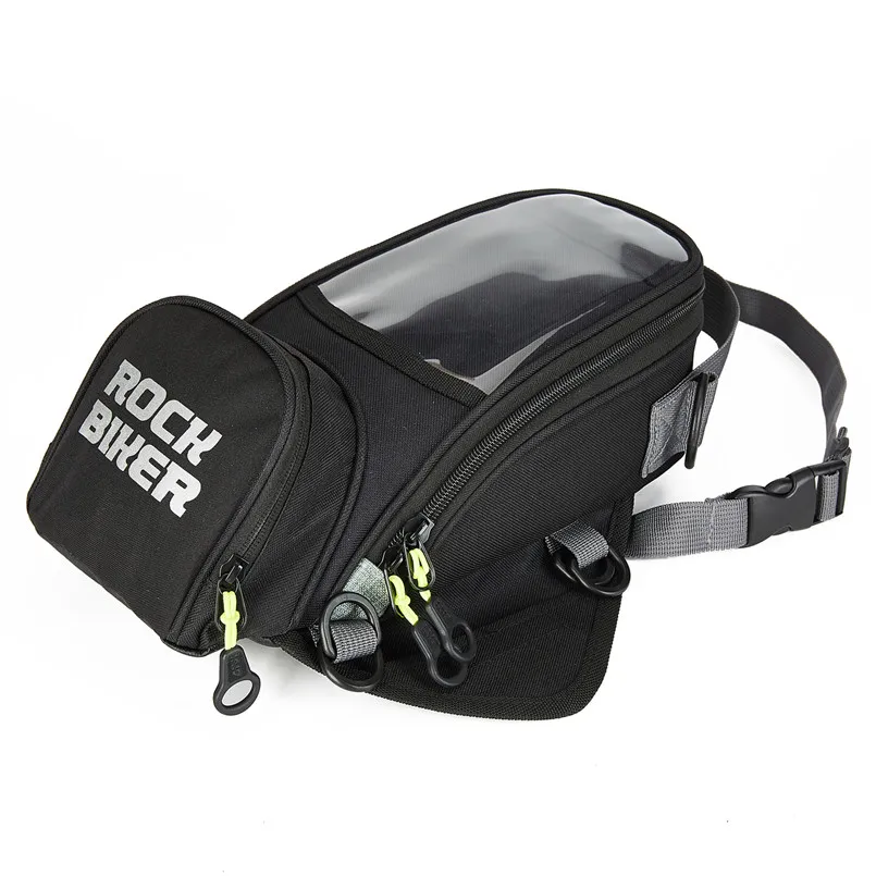 ROCK BIKER Motorcycle Multi Functional Racing Oil Tank Bag with Magnetic Fixed Straps Mobile Phone Bag With Rain Cover Tank Pack
ROCK BIKER Motorcycle Multi Functional Racing Oil Tank Bag with Magnetic Fixed Straps Mobile Phone Bag With Rain Cover Tank Pack