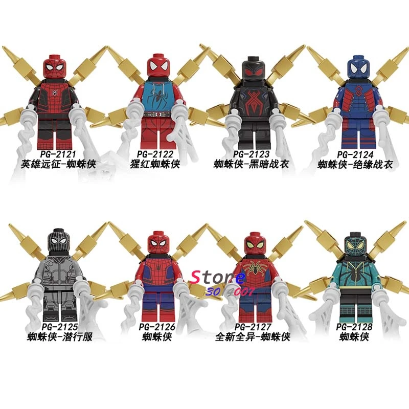 50pcs Marvel Spider man Movie Far from home SpiderMan Mysterio Noir Gwenom Nick Furry building block for children toy
50pcs Marvel Spider man Movie Far from home SpiderMan Mysterio Noir Gwenom Nick Furry building block for children toy