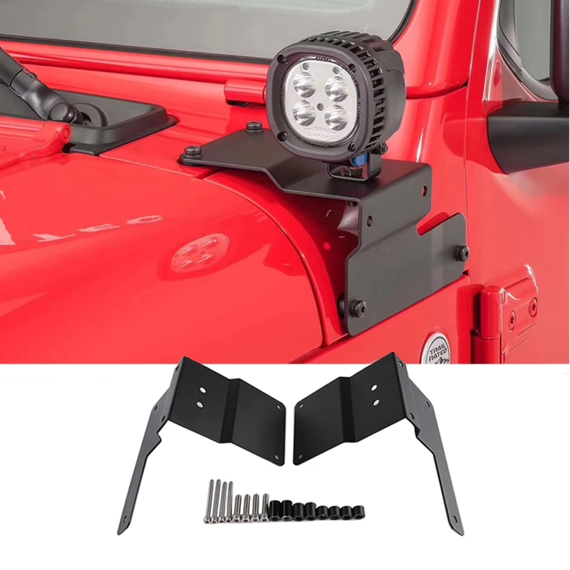 for Jeep Wrangler JL 2018+ Car A-Pillar Light Bracket LED Light Mounts Holder for Jeep JL 18+ Car External Accessories Styling
for Jeep Wrangler JL 2018+ Car A-Pillar Light Bracket LED Light Mounts Holder for Jeep JL 18+ Car External Accessories Styling