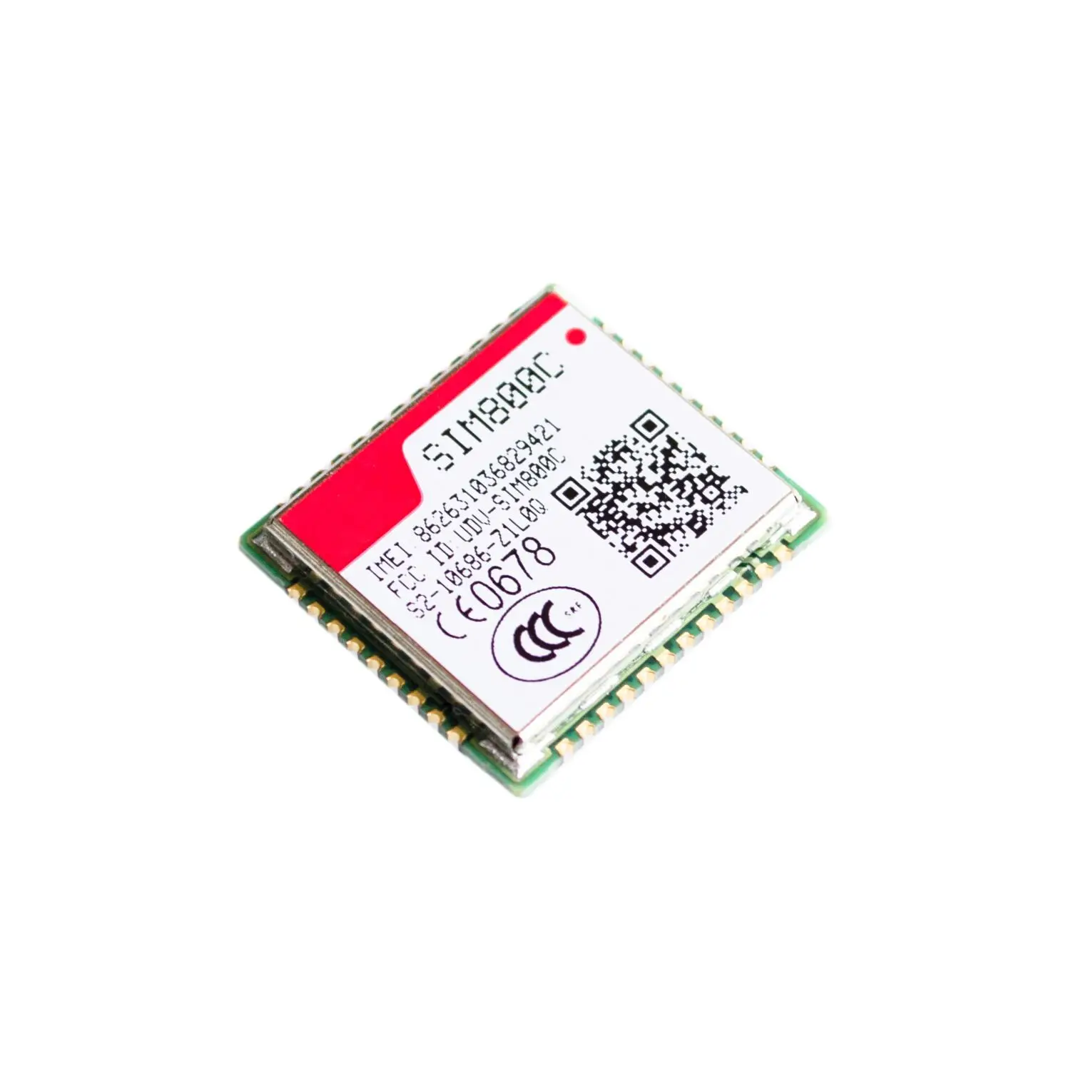 SIM800C SIMCOM GSM/GPRS With small size in LCC interface and play high performance
SIM800C SIMCOM GSM/GPRS With small size in LCC interface and play high performance