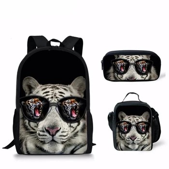 New Arriavl Anima School Bag for Primary Students D Tiger Printing Kids BooK Bag Boys Teenagers Large Backpack male
New Arriavl Anima School Bag for Primary Students D Tiger Printing Kids BooK Bag Boys Teenagers Large Backpack male