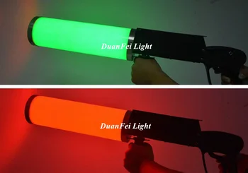 1pcs handhold led co2 gun Stage RGB color Co2 Jet Machine Blower For Led Stage Light Co2 Shoot 6-8 Meter
1pcs handhold led co2 gun Stage RGB color Co2 Jet Machine Blower For Led Stage Light Co2 Shoot 6-8 Meter