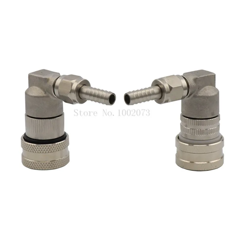 Stainless Steel MFL Screw Ball Lock Keg Fittings, Gas Liquid Quick Disconnect Set With 1/4" Swivel Nut Home Brew
Stainless Steel MFL Screw Ball Lock Keg Fittings, Gas Liquid Quick Disconnect Set With 1/4" Swivel Nut Home Brew