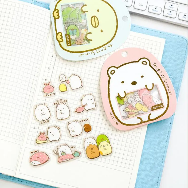 50Pcs/Pack Kawaii Japanese Corner Bio Transparent Pvc Flat Sticker Diary Stickers Children Little Girl Gift Stationary Stickers
50Pcs/Pack Kawaii Japanese Corner Bio Transparent Pvc Flat Sticker Diary Stickers Children Little Girl Gift Stationary Stickers