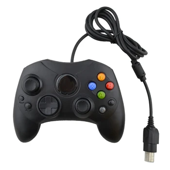 50pcs lots Top quality Wired Gamepad Joystick Game Controller S Type for Microsoft Xbox Console Games Video Accessories
50pcs lots Top quality Wired Gamepad Joystick Game Controller S Type for Microsoft Xbox Console Games Video Accessories