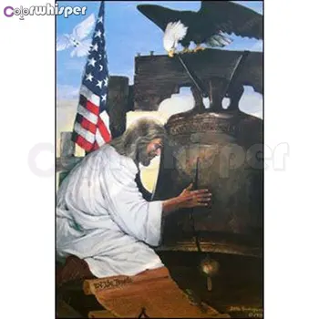 Diamond Painting Full Square/ Round American Flag Jesus with Liberty Bell Daimond Painting Mosaic Rhinestone Cross Stitch 619DP
Diamond Painting Full Square/ Round American Flag Jesus with Liberty Bell Daimond Painting Mosaic Rhinestone Cross Stitch 619DP