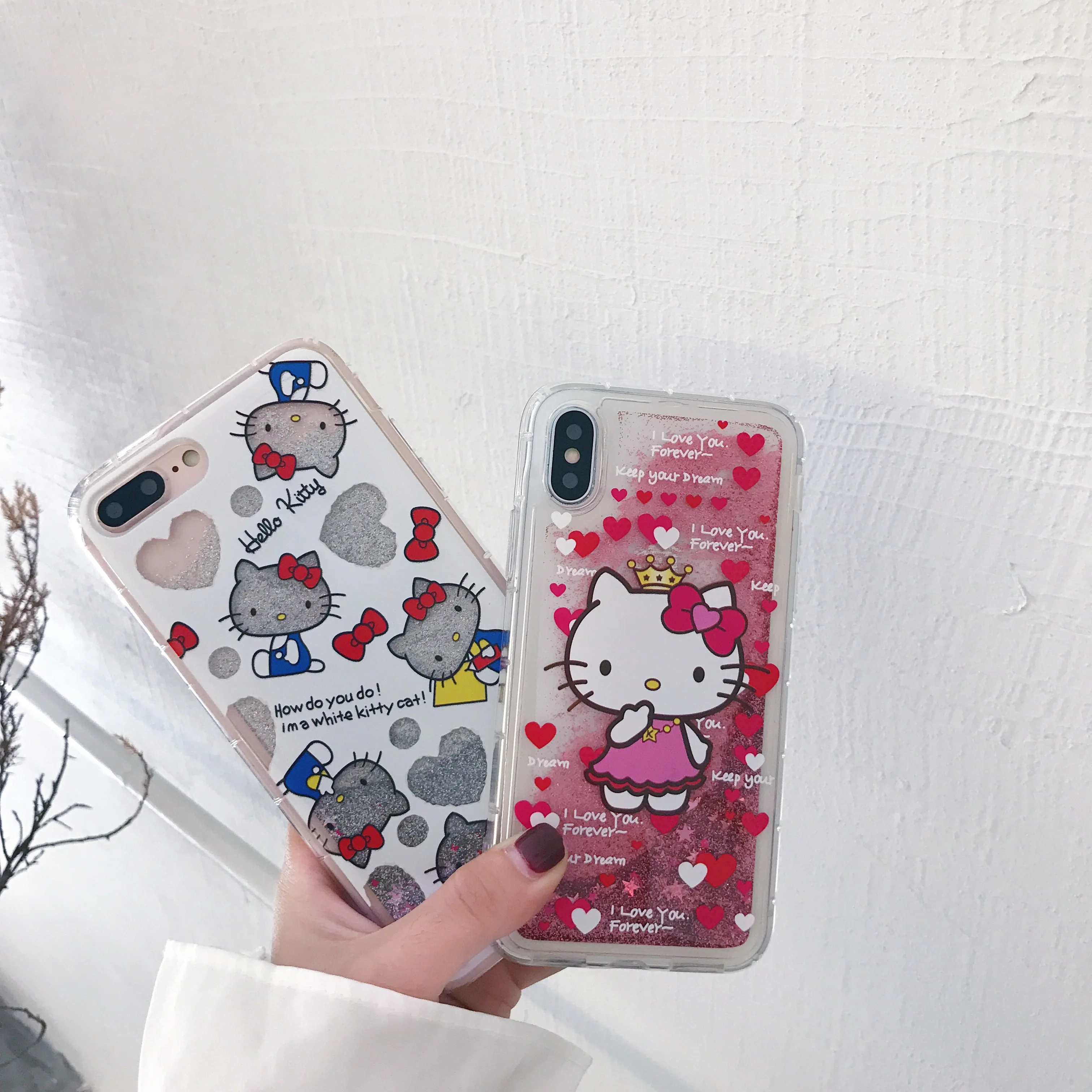 For Vivo X7 X9 X9s X20 X20 Plus Y66/Y67 Y75 Y73/Y79 Y85/Z1 Cute Hello Kitty Dynamic Glitter Liquid Quicksand Case KT Cover
For Vivo X7 X9 X9s X20 X20 Plus Y66/Y67 Y75 Y73/Y79 Y85/Z1 Cute Hello Kitty Dynamic Glitter Liquid Quicksand Case KT Cover