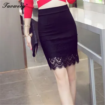 2019 Plus Size Black office sexy slim Pencil Skirt Women Spring Summer Lace Patchwork Bodycon Skirts Lady Tight Skirt S-5XL
2019 Plus Size Black office sexy slim Pencil Skirt Women Spring Summer Lace Patchwork Bodycon Skirts Lady Tight Skirt S-5XL