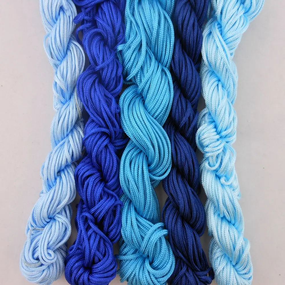 5 Rolls Lots Mixed Blue Color 1.5mm Macrame Braided Shamballa Bracelet DIY Jewelry Making Nylon Cord Chinese Knot Ropes String
5 Rolls Lots Mixed Blue Color 1.5mm Macrame Braided Shamballa Bracelet DIY Jewelry Making Nylon Cord Chinese Knot Ropes String
