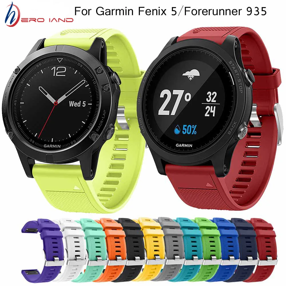 Replacement Silicagel Quick Release Kit Band wrist strap watch band bracelet wristband for Garmin Forerunner 935/Garmin fenix 5 
Replacement Silicagel Quick Release Kit Band wrist strap watch band bracelet wristband for Garmin Forerunner 935/Garmin fenix 5