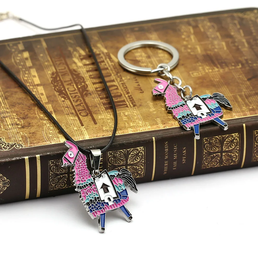 Battle Royale Alpaca Keychain Necklace Charm Pendants Metal Keyring for Men Accessory
Battle Royale Alpaca Keychain Necklace Charm Pendants Metal Keyring for Men Accessory