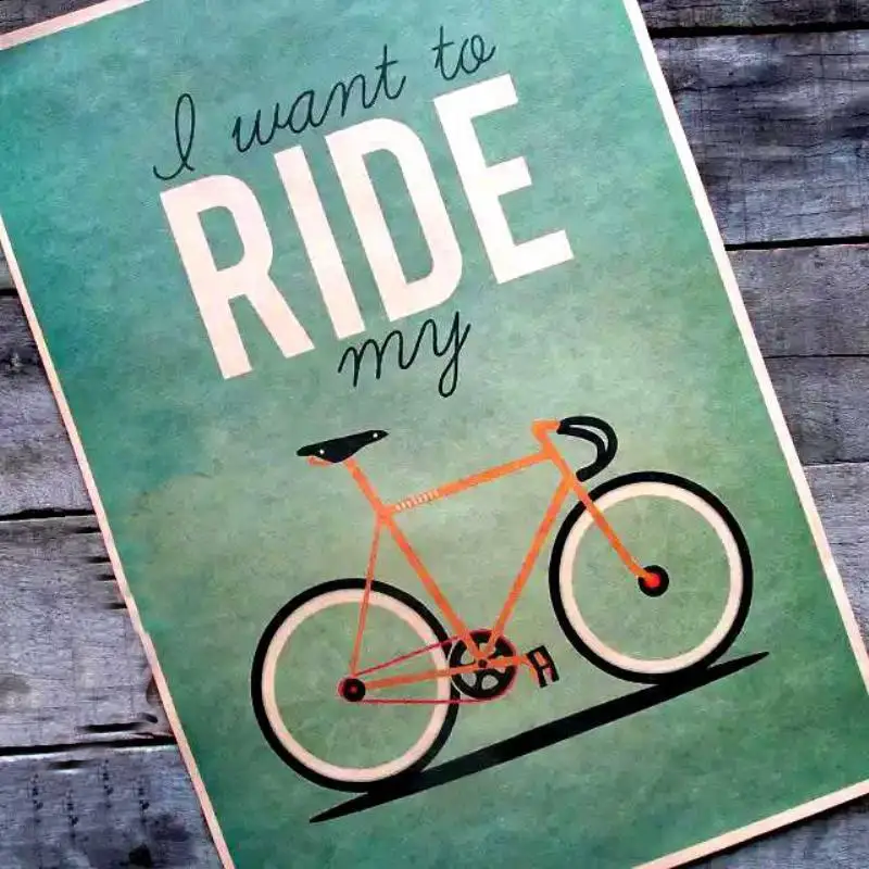Hot sales about"I want to ride my bicycle" Vintage Kraft Poster Retro Wall Art Crafts Sticker Living Room Paint Bar Decor CN-013
Hot sales about"I want to ride my bicycle" Vintage Kraft Poster Retro Wall Art Crafts Sticker Living Room Paint Bar Decor CN-013