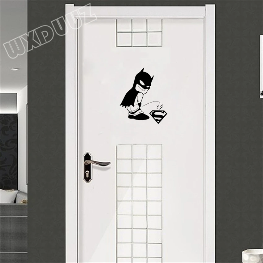 Funny Batman Superman Vinyl Diaper Switch Sticker Personality Removable Home Decor Wall Sticker Art Deco Cartoon F27
Funny Batman Superman Vinyl Diaper Switch Sticker Personality Removable Home Decor Wall Sticker Art Deco Cartoon F27
