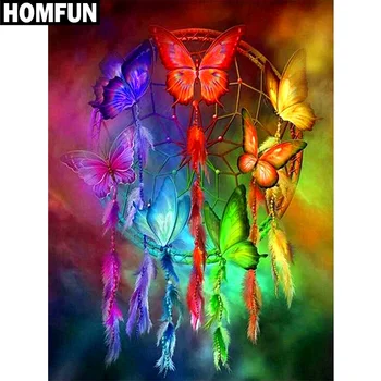 HOMFUN Full Square/Round Drill 5D DIY Diamond Painting "Butterfly & feathers" 3D Embroidery Cross Stitch 5D Rhinestone Decor
HOMFUN Full Square/Round Drill 5D DIY Diamond Painting "Butterfly & feathers" 3D Embroidery Cross Stitch 5D Rhinestone Decor
