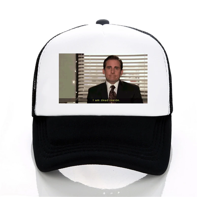 I Am Dead Inside Quotes Funny cap The Office Michael Scott print Baseball cap Unisex Tumblr Grunge Fashion Summer snapback hat
I Am Dead Inside Quotes Funny cap The Office Michael Scott print Baseball cap Unisex Tumblr Grunge Fashion Summer snapback hat